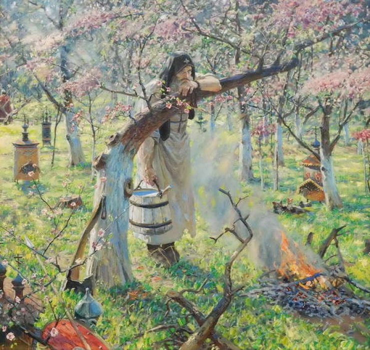 Монах Андрей Ослябя. П.В.Рыженко