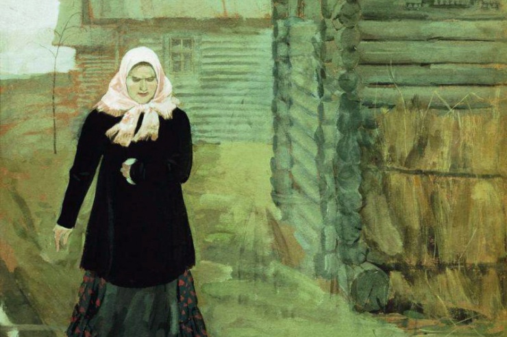 К обедне. Рябушкин Андрей Петрович.