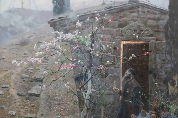 Монах Андрей Ослябя. П.В.Рыженко