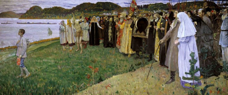 На Руси. М.В.Нестеров