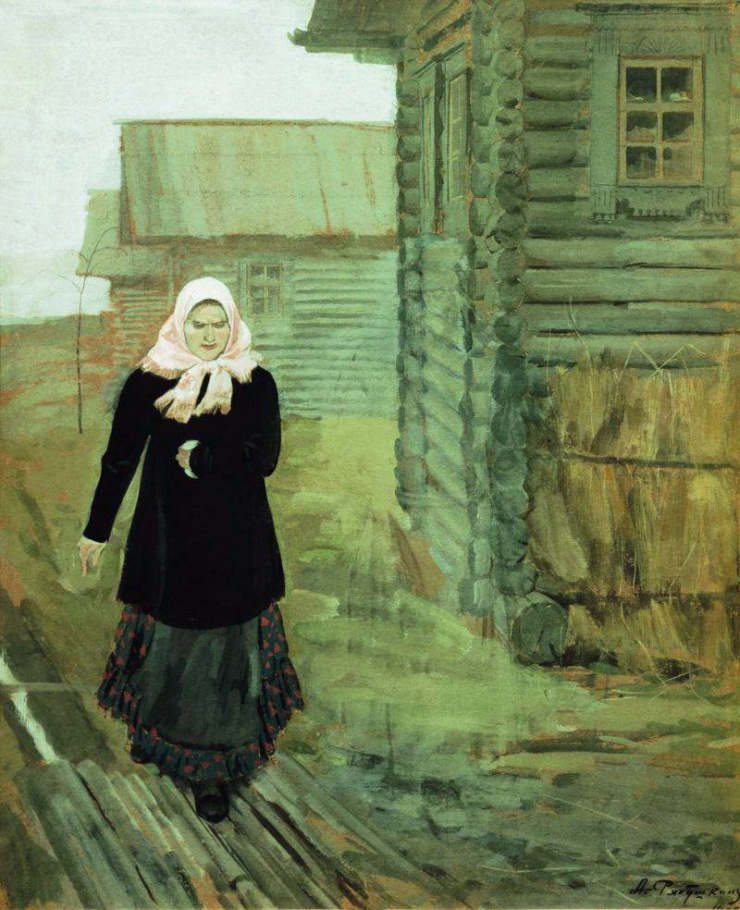 К обедне. Рябушкин Андрей Петрович.