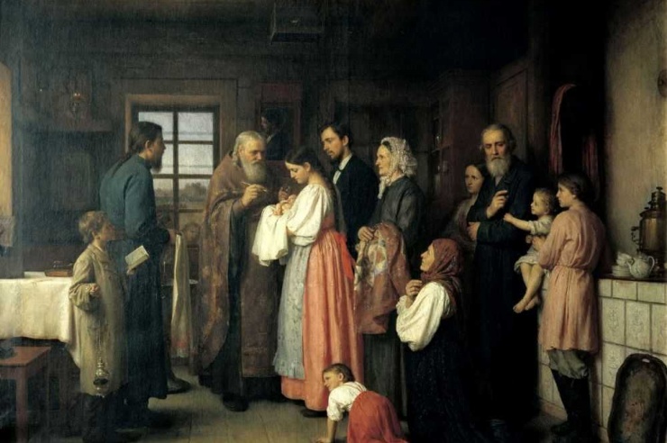 Крестины. Карнеев Аким Егорович