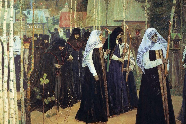Великий постриг. М.В.Нестеров