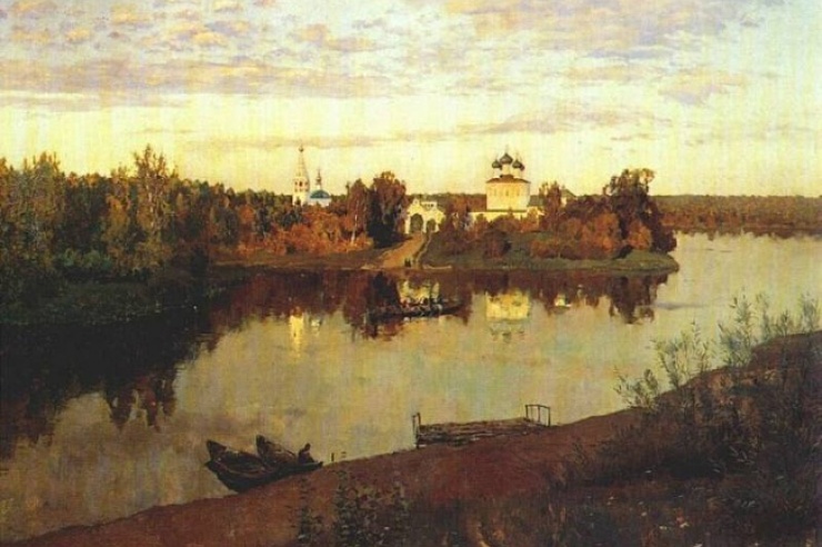 Вечерний звон. Исаак Левитан 1892 г.