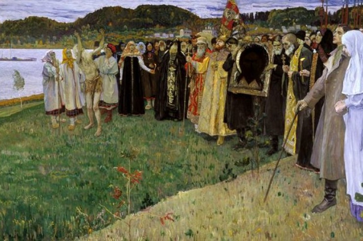 На Руси. М.В.Нестеров